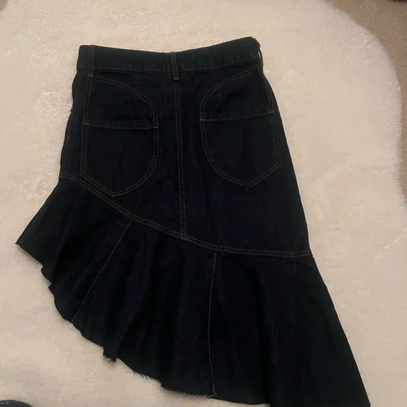 Urban Outfitters BDG Kiko Asymmetrical Denim Midi Skirt - Picture 12 of 14